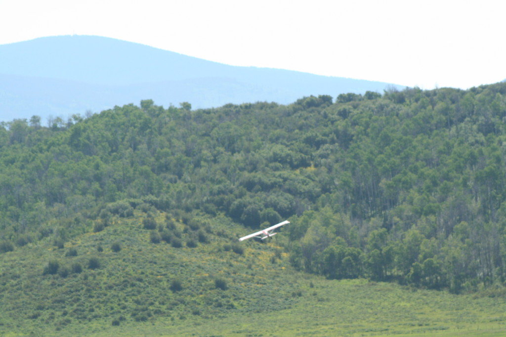 mountain flying in Steamboat Springs CO
